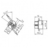 Патрон 34120 VS PGj5 керамика T270 провод 0.75 кв.мм