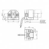 Патрон 02500 VS Fc2 керамика T250 провод 1.0 кв.мм