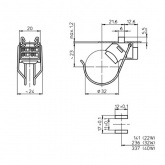Патрон 40100 VS G10q защёлки без провода для кольцевых ламп