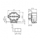 Патрон VS 35613 2G7 защелка 10х20