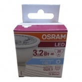 Лампа светодиодная Osram LED MR16 20 3,2W/850 36° 12V 230lm GU5.3