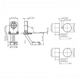 Патрон 27801 VS G13 со стартеродержателем сквозной боковые защёлки без стопора