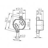 Патрон 43100 VS для стартеров под винт M3 d3,3x26