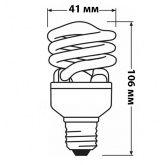 Лампа энергосберегающая Osram DST Mini Twist 15W/840 E27