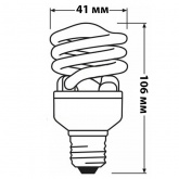 Лампа энергосберегающая Osram DST Mini Twist 15W/827 E27