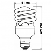 Лампа энергосберегающая Osram DST Mini Twist 12W/840 E27