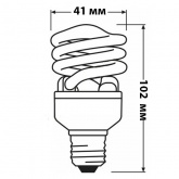 Лампа энергосберегающая Osram DST Mini Twist 12W/827 E27