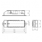 Трансформатор электронный Vossloh Schwabe EST 60/12.633 60W 220-12V для галогенных ламп