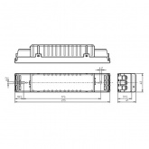 Трансформатор электронный Vossloh Schwabe EST 200/12.649 200W 220-12V для галогенных ламп