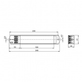 Трансформатор электромагнитный Vossloh Schwabe STR 105/12.311 105W 220-12V для галогенных ламп
