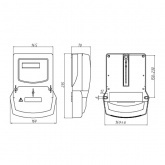 Счетчик трехфазный однотарифный CE300 S33 043-J 5-10А ЖКИ