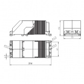 ЭмПРА Vossloh Schwabe VNaHJ 150PZTG.567 150W IP40 для металлогалогенных ламп