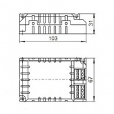 ЭПРА Vossloh Schwabe ELXc 142.872 1x18-42W для компактных люминесцентных ламп