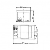 Дроссель Schwabe Hellas NAHJ 50.712.2 230V 0,76A для металлогалогенных и натриевых ламп 50W