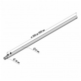 Мачта Rexant для антенн телескопическая 166-450см d28-41мм Крым-5