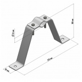 Кронштейн Rexant для мачты Крым-1
