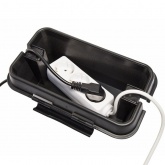 Бокс водонепроницаемый для подключения удлинителя на улице 2 выхода IP55 200х90х90