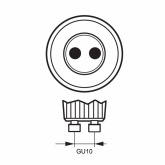 Лампа галогенная Osram Halopar-20 ALU 75W 30° 220V GU10