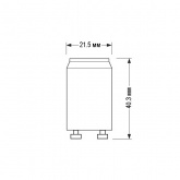 Стартер Philips S2 4-22W 110-230V