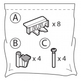 Комплект для монтажа в сухих перегородках щитков Legrand Practibox3