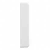 Накладная розетка тройная без заземления со шторками SE Этюд белая