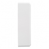 Накладная розетка тройная с заземлением SE Этюд белая