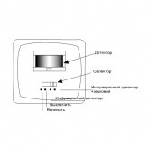 Датчик движения в подрозетник Feron SEN1A/LX2000 500W 12m 140° белый