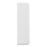 Накладная розетка тройная с заземлением со шторками SE Этюд белая