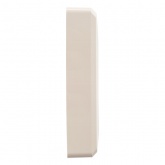 Накладная розетка тройная без заземления SE Этюд кремовая