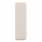 Накладная розетка тройная с заземлением SE Этюд кремовая