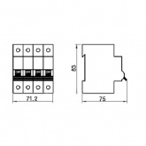 Автоматический выключатель Legrand DX3-E C40 4П 6000/6kA (автомат электрический)