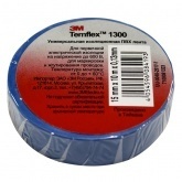 Изолента ПВХ 15мм х 10м (от 0°С до +60°С) 1300 синяя 3M Temflex