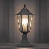 Светильник садово-парковый Классика 6204 E27 195*195*455мм белый (на постамент)