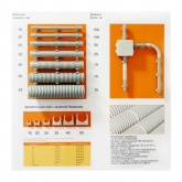 Труба гофрированная ПВХ Строитель 32 мм гибкая с протяжкой серая [бухта 25м] (гофра для кабеля)