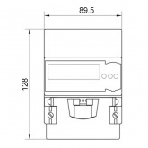 Электросчетчик Меркурий 201.8 TLO 5-80А/230В кл.т.2,0 многотарифный ЖКИ PLC модем