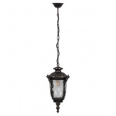 Светильник садово-парковый Шербур PL5005 E27 190*190*880мм темно-коричневое золото (на цепочке)