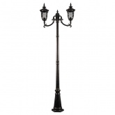 Светильник садово-парковый Шербур PL5008 E27 680*190*2200мм темно-коричневое золото (столб 2,2м)