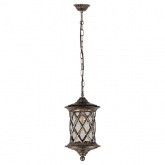 Светильник садово-парковый Тироль PL5025 E27 180*180*825мм черное золото (на цепочке)