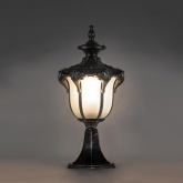 Светильник садово-парковый Флоренция Feron PL4043 E27 200х175х430мм черное золото (на постамент)
