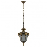 Светильник садово-парковый Флоренция PL4054 E27 215*245*400мм черное золото (на цепочке 500мм)