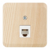 Накладная розетка компьютерная RJ45 кат.5E SE Этюд сосна