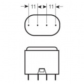 Лампа компактная люминесцентная Dulux L 36W/940 4000K DE LUXE 2G11 холодно-белая Osram