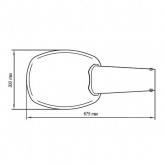Консольный светильник РКУ 02 125 Вт Е27 IP23 без стекла под лампу ДРЛ
