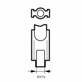 Лампа металлогалогенная Osram HQI-TS 70W/Blue RX7s (МГЛ)