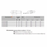 Наконечник медный КВТ под опрессовку ТМ-10-5
