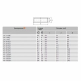 Гильза медная КВТ луженая под опрессовку ГМЛ 10-5