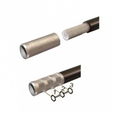 Гильза медная КВТ луженая под опрессовку ГМЛ 10-5