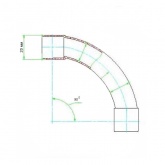 Угловой соединитель Промрукав для труб 20 мм серый [уп. 50шт]