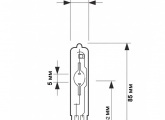 Лампа металлогалогенная Philips CDM-TC Elite 35W/930 3000K G8.5 (МГЛ)