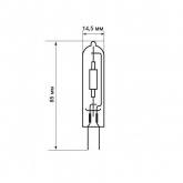Лампа металлогалогенная GE CMH-TC 70W/942 4200K G8.5 (МГЛ)